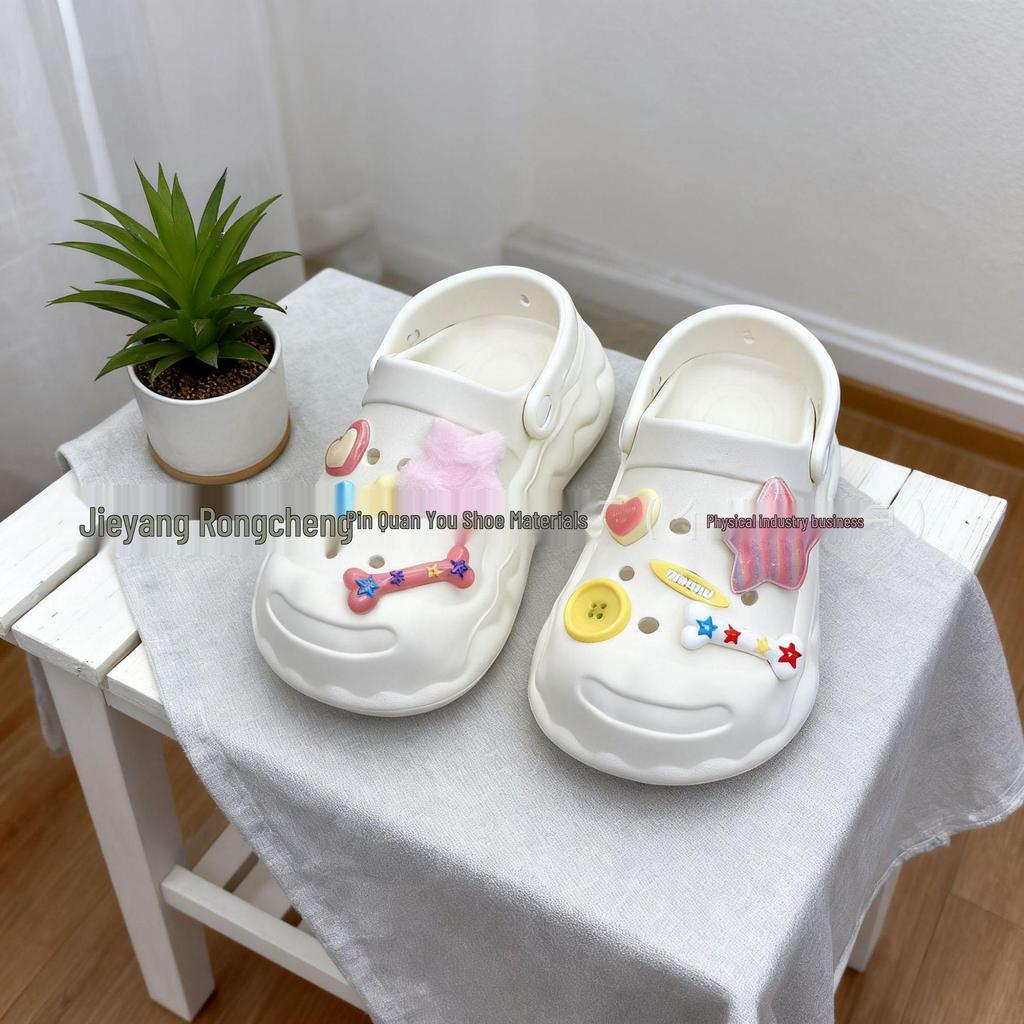 DIY Plush Starfish & Puppy Shoe Buckle Set - Cute, Removable Shoe Decorations