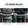 For Honda Accord 2013 2014 2015 2016 2017 Real Soft Carbon Fiber Sticker LHD RHD Car Air Conditioner Switch Interior Accessories