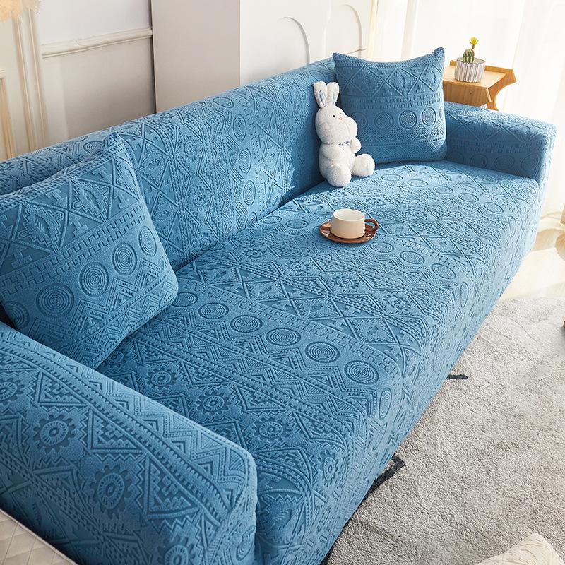 Bohemian Sofa Cover All-Inclusive Universal Cover, All-Season Universal Anti-Cat Scratch Sofa Cover Cover Fabric