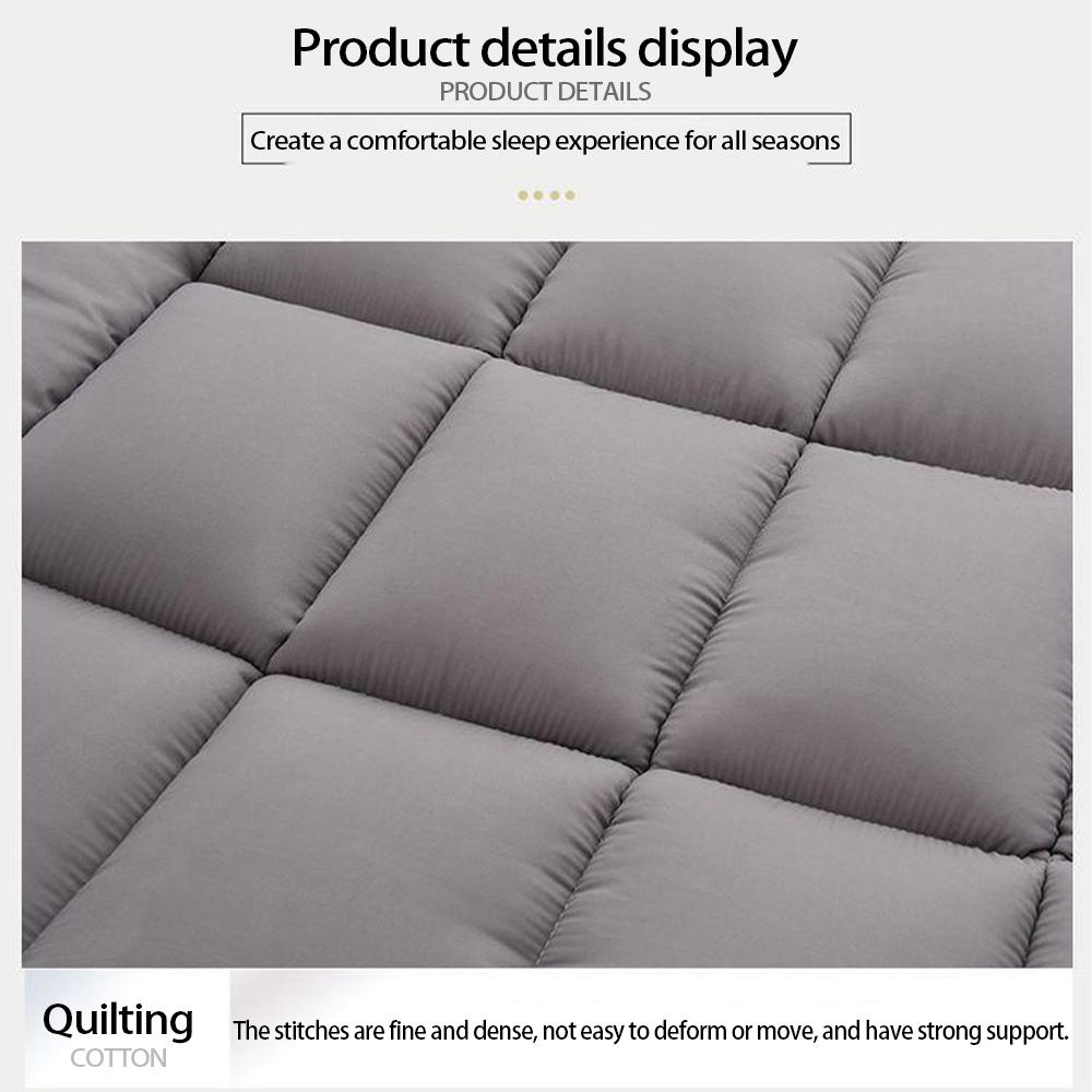 Hotel-Quality Soft Cushion Mattress Pad for Home or Dormitory Bunk Beds