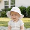 Wide Brim Children Fisherman Hat Cotton Kids Sun Cap Toddler Floral Print Baby Bucket Hat  Outdoor