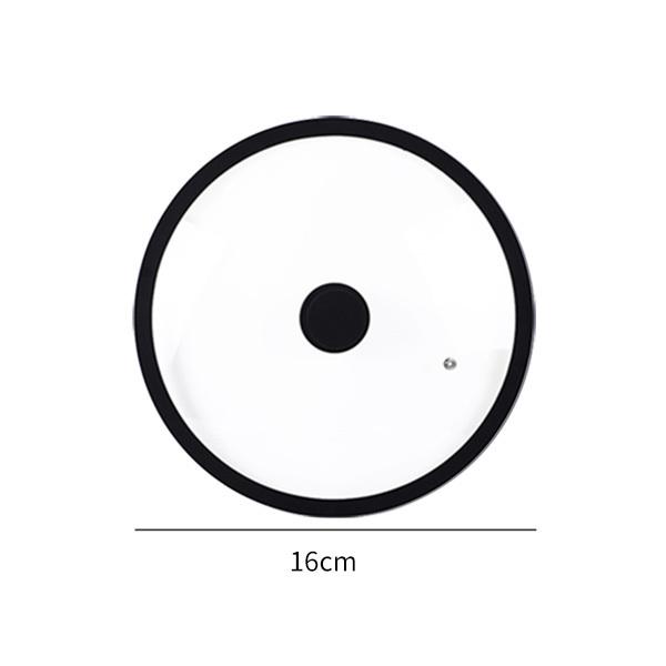 

Универсальная крышка из закаленного стекла с вентиляцией для кастрюли, сковороды с термостойким силиконовым ободом, крышка от брызг для микроволновой печи