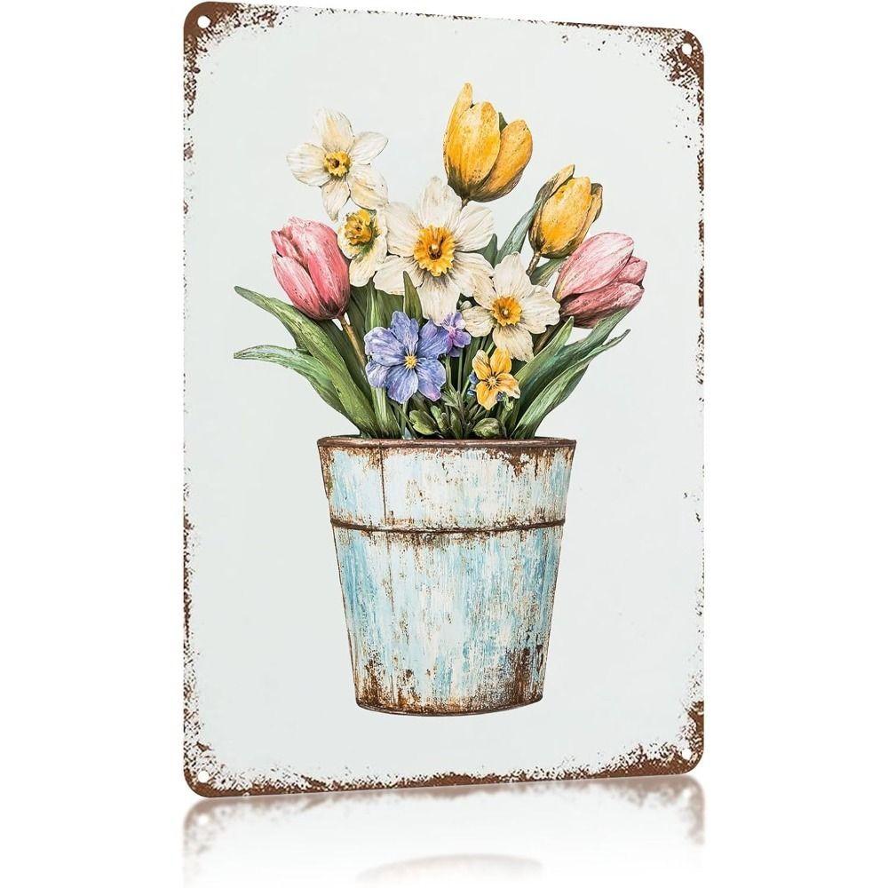 Vintage Antique Style Logo Metal Tin Sign Retro Wall Poster