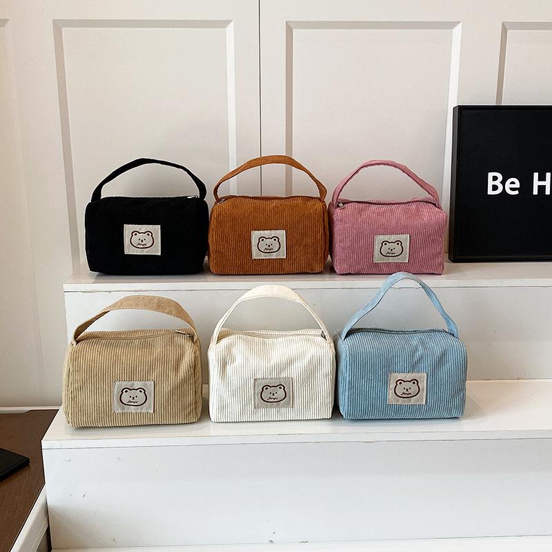 Cosmetic Bags for Women Plush Cute Handbag Summer Fashion Soft Comfortable Large Capacity Trendy Handbag for Women Organizer