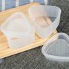 4PCS DIY Sushi Mold Onigiri Rice Ball Food Press Transparent Triangular Sushi Maker Mold Sushi Kit Kitchen Bento Accessorie