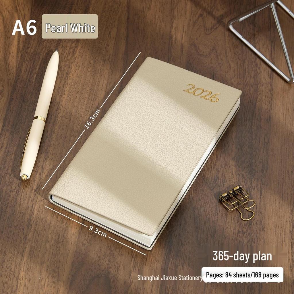2026 A6 Daily Planner: Portable Diary for Work & Study