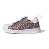 adidas Disney X  Originals Superstar Series 360 Durable Breathable Low-Top Skate Shoes Kids Sneakers Pink Purple GX3297