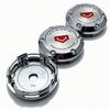 4pcs Vossen Logo Emblem Car Wheel Center Caps 66MM Clips 62MM Wheels Hub Cap Rim Hubcaps Dust Cover Replacement Car Accessories