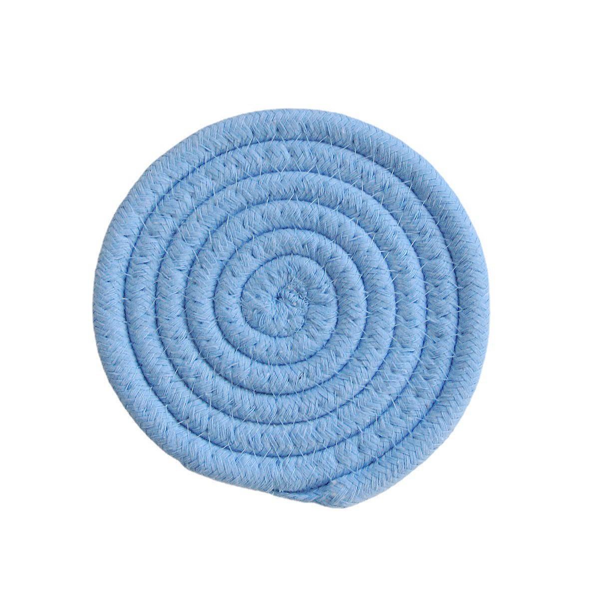 

Хендмейд Подставки из термостойкого хлопкового шнура в скандинавском стиле – Толстые плетеные подкладки Diameter 12cm, 0.04kg