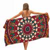 Mandala Elefant Mikrofaser Pool Strandtuch Tragbar Schnell Schnelltrocknend Sand Outdoor Reise Schwimmdecke Dünne Yogamatte Damen Herren