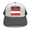 Cappellino da Baseball Bandiera Austriaca Fresco Estivo Unisex Rete Traspirante Cappello per Fan del Paese Cappellino Trucker Unisex Cappellini in Rete Traspirante per Esterno