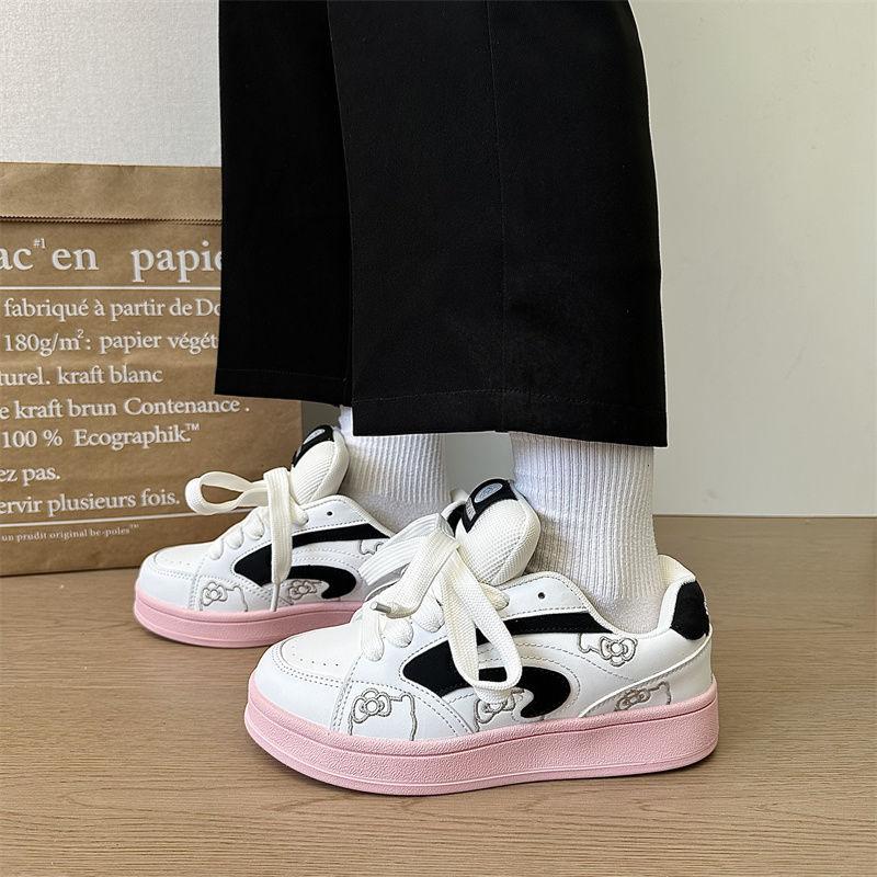 Color Matching Design Sense Bread Shoes Women's Tide Spring New Original Versatile Sports Casual Board Shoes