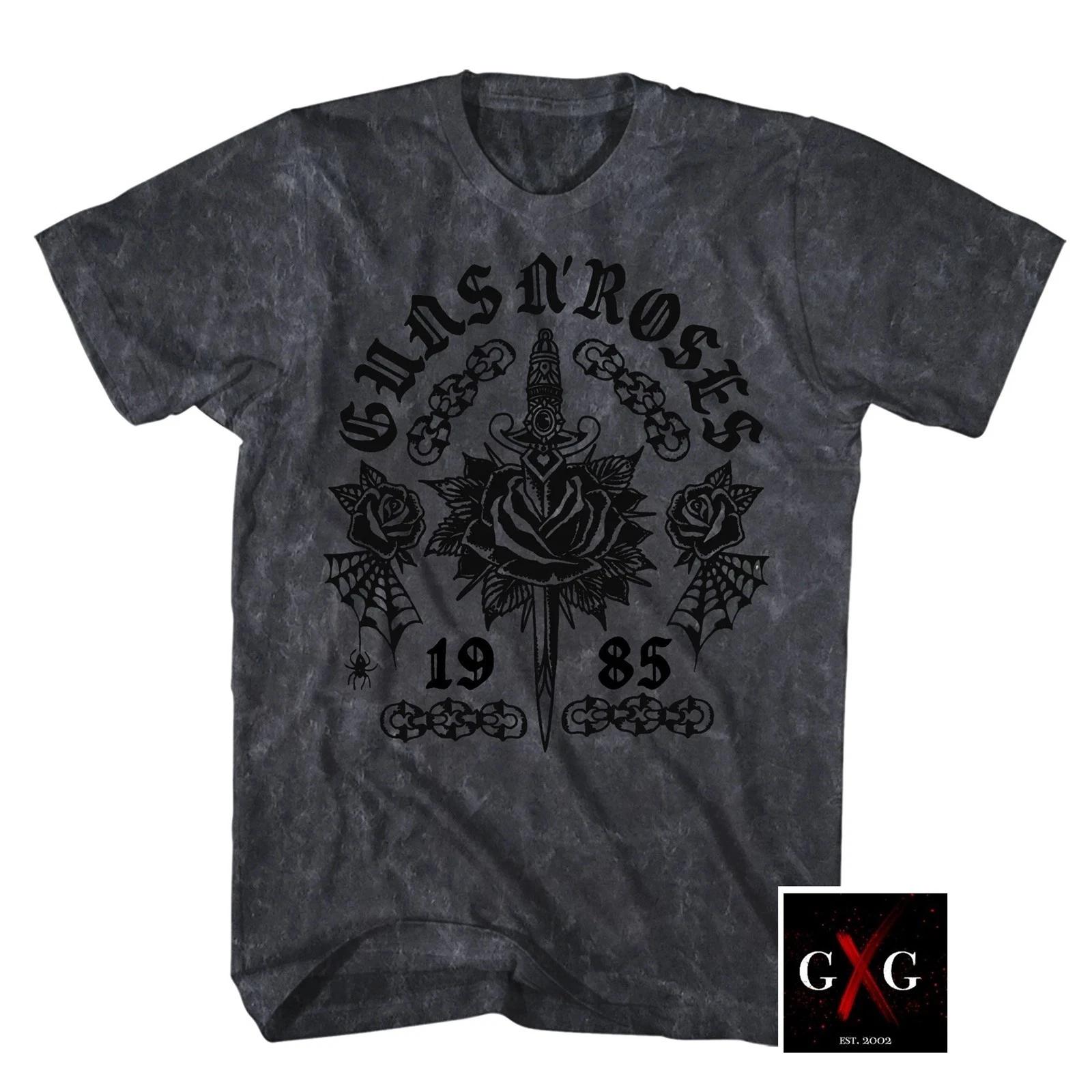 GUNS N ROSES cd lgo TATTOO FLOCK Official SHIRT MD New appetite for destruction XL