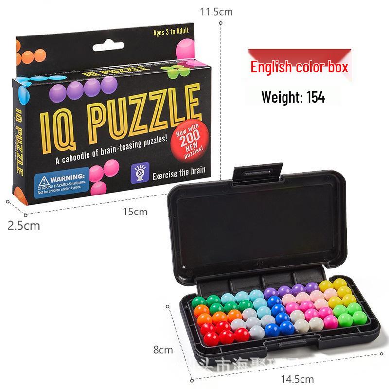 Smart Magic Beads Pyramid Puzzle Game - Enhances Children s Logical Thinking