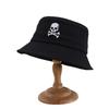 New embroidered fruit bucket hat female export double-sided can wear sunshade basin hat spot