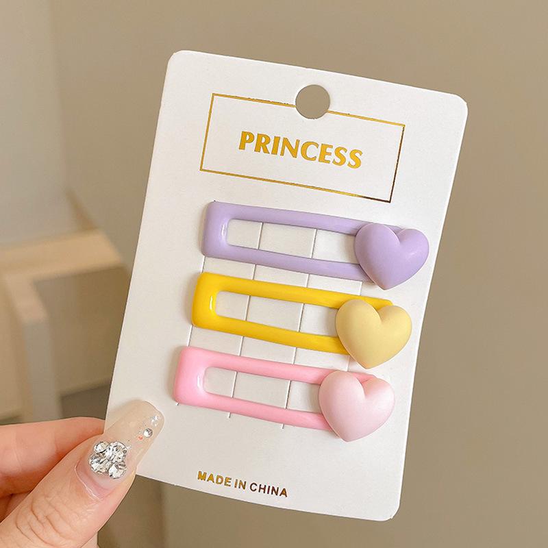 Pink Dopamine Hair Clip: Y2K Seamless Round Hairpin - Cute Small Side Clip for Women’s Bangs