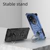 KEYSION Shockproof Magnetic Case for HONOR X9c 5G X9c Smart Upright Live Metal Ring Stand Phone Cover for Honor Magic 7 Lite 5G