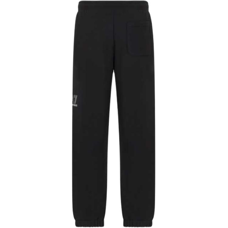 EMPORIO ARMANI EA7 FW24 Knitted Sweatpants Unisex Black 6DUP56-PJZXZ-