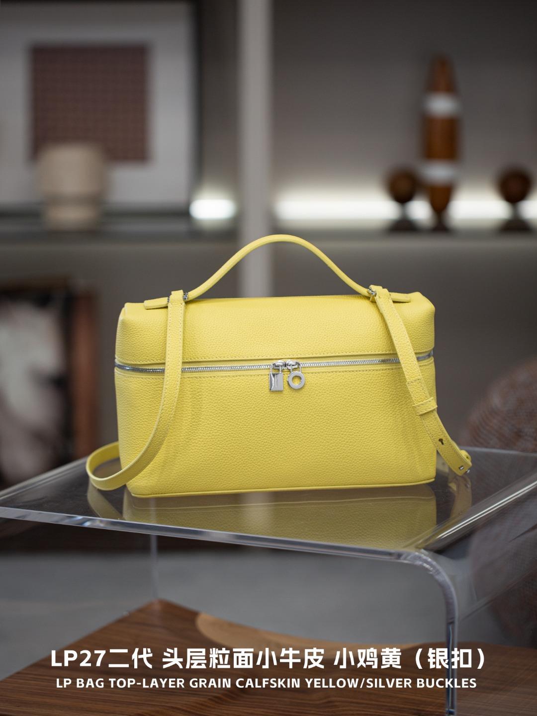 

Женская сумка LP27 второго поколения из коровьей кожи высшего качества, большая вместимость, одно отделение на молнии, ремешок, женская сумка из коровьей кожи, сумка для ланч-бокса 27cm