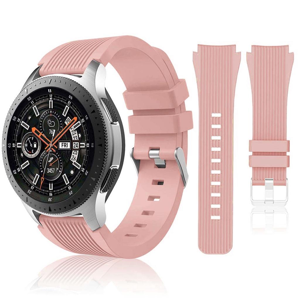 22mm 20mm Silikonový řemínek pro Samsung Galaxy Watch 3 45mm/ GT2 46mm/Gear S3 Náramek pro Amazfit Balance GTR 47mm Řemínek