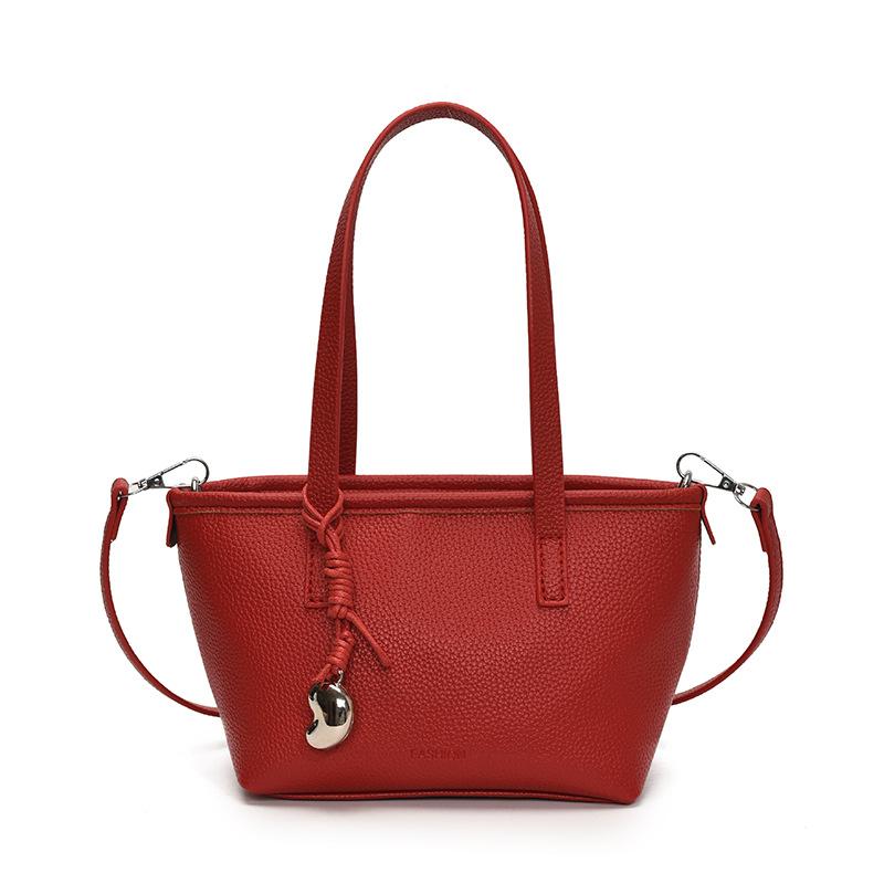 

Повседневная портативная сумка-ведро Женская новая модная универсальная сумка через плечо красный