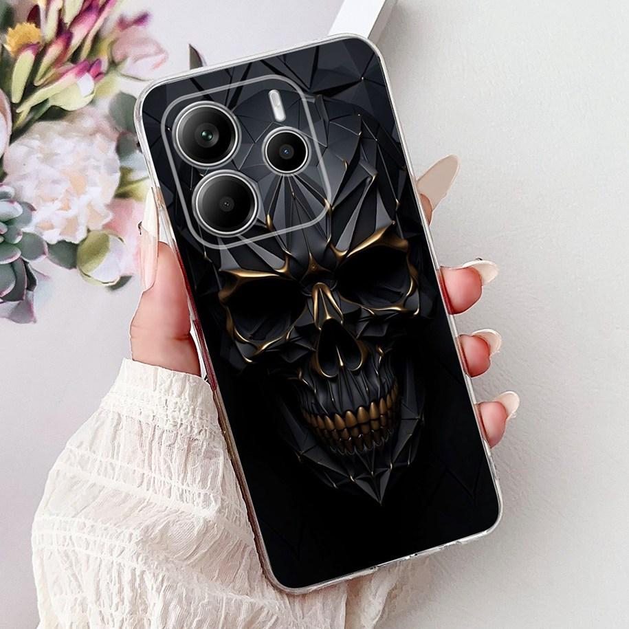 For Cover Xiaomi Redmi Note 14 4G Phone Case Luxury Marble Machine Soft Silicone Slim TPU Funda For Redmi Note 14 4G Note14 Capa