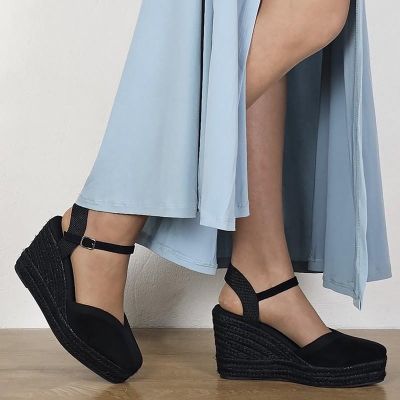 Alpargata De Cuña Para Mujer. Montevita Esparteo4 102789