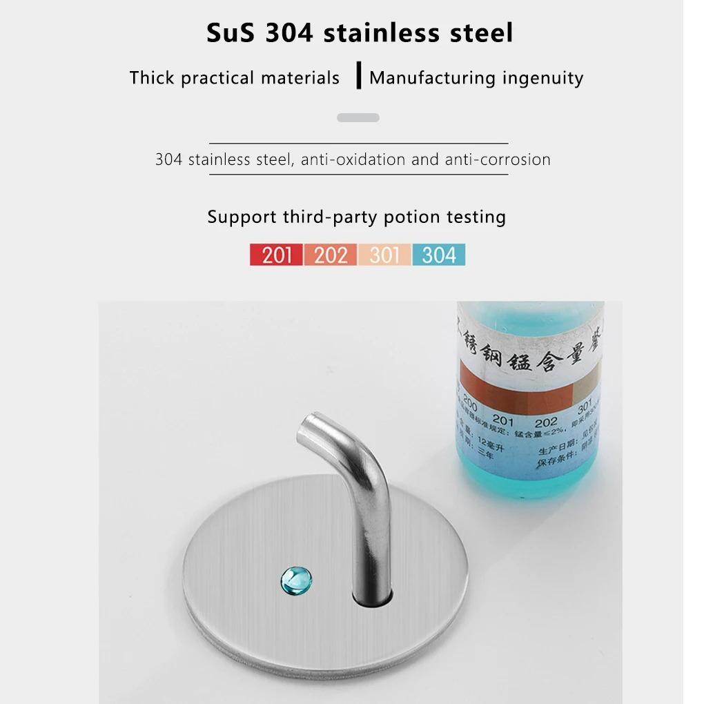 Samolepicí háček Koupelnový držák na ručníky Závěsné háčky Věšák na klíče deštníky Háček Nástěnné samolepky Háčky Koupelnový držák na ručníky