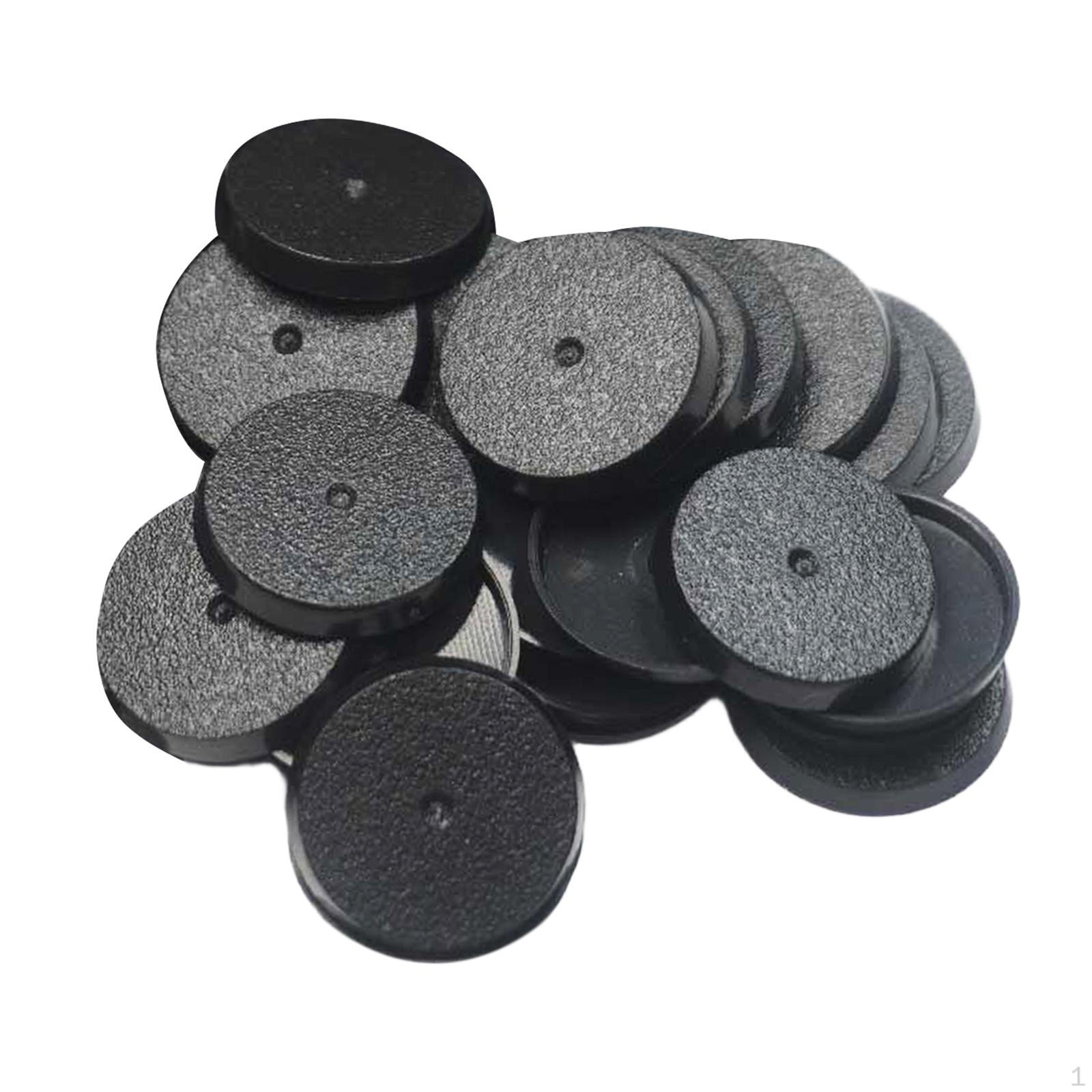 

Игровые миниатюры Базы Фигурки Дисплей Стенды 28 мм Фигурки Куклы Настольные Черные Круглые 20pcs