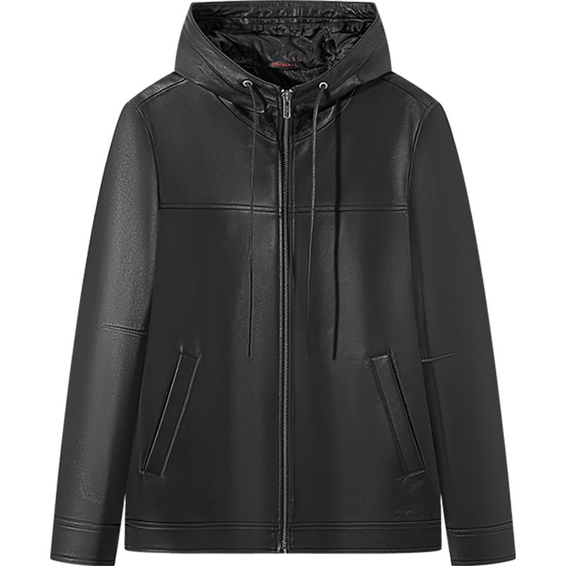 

Мужская куртка из овчины с капюшоном Septwolves L