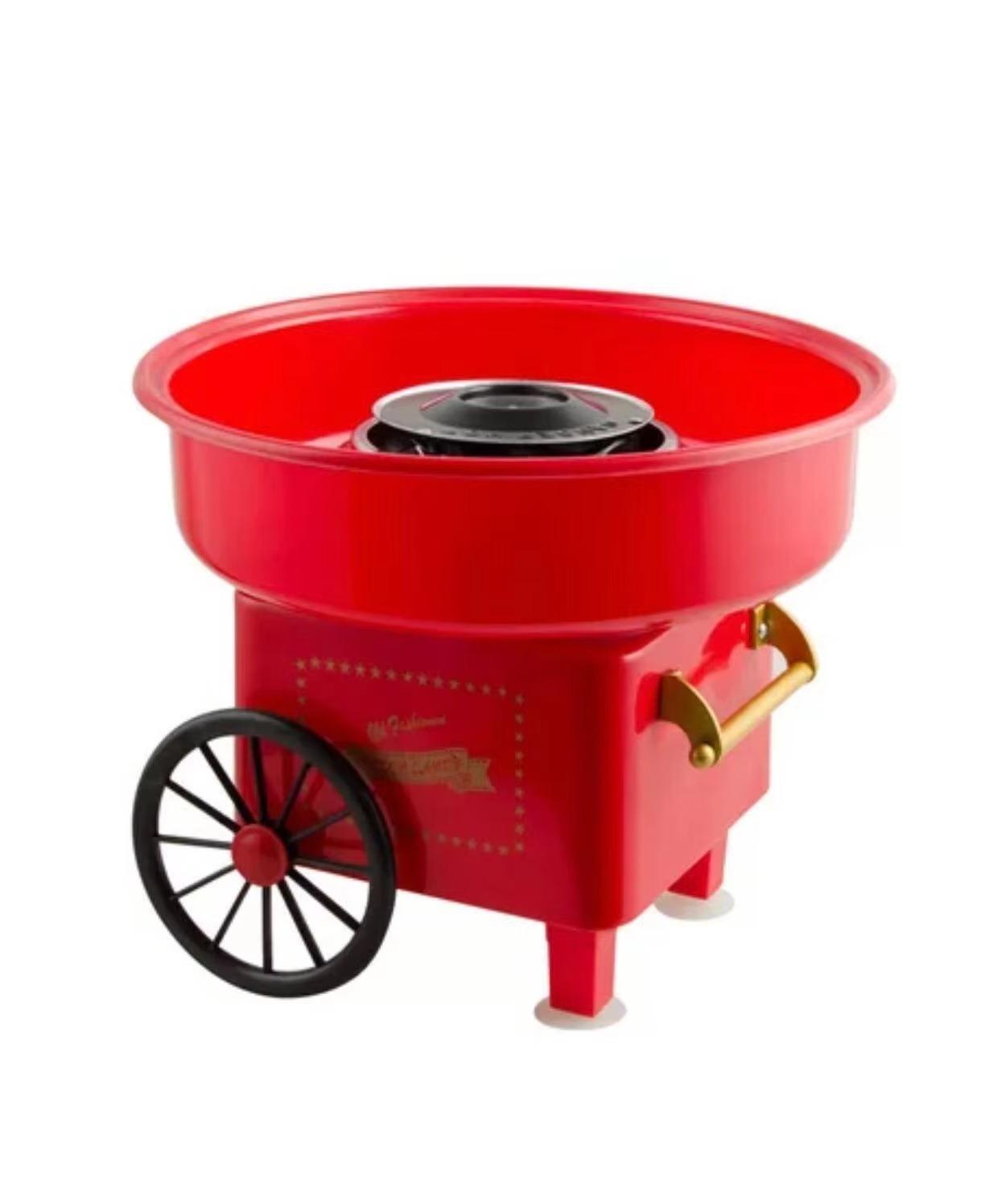 

Машина для производства сладкой ваты 1 шт., детская фантазийная электрическая машина для приготовления сладкой ваты, небольшой домашний подарок на день рождения, портативная красный