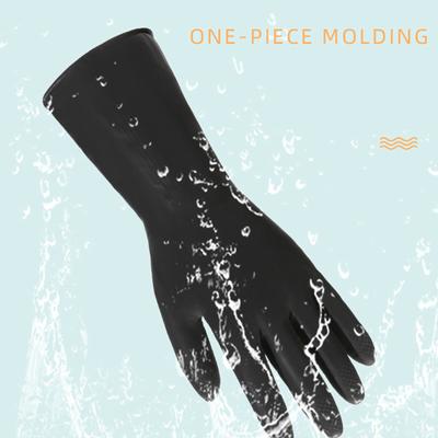 Schwere Latex-Handschuhe Chemikalienbeständige Handschuhe Sicherheitsarbeit Reinigung Schutz Wasserdicht Industrielle Gummihandschuhe