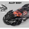 1/24 Scale Apollo Project EVO Super Car Diecast Alloy Vehicle Model Sound & Light Collection Ornaments Toys for Boys Gifts with Kids