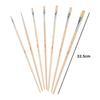 Namurataiseidou Oil Painting Brushes, C-Mark Flat, Set of 7