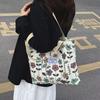Mini Canvas Crossbody Tote Bag for Women - Large Capacity Handbag for College Students and Commuters
