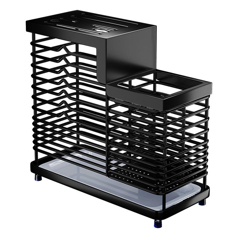 Stainless Steel Fork Chopstick Drain Storage Rack Chopsticks Spoons Drainer Basket Flatware Storage Drainer Kitchen Organizer