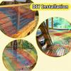 Climbing Net Double Layers Playground Safety Net For Kids Multicolored Climbing Cargo Net For Tree House Obstacle Training Yard Set