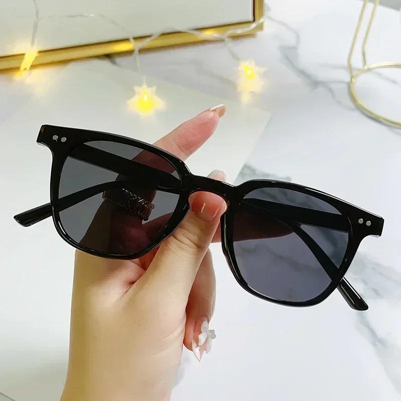 Personalized Vintage Women Men Square Sunglasses Luxury Brand Small Round Sunglasses Trendy Driving Uv Protection Eyeglasses