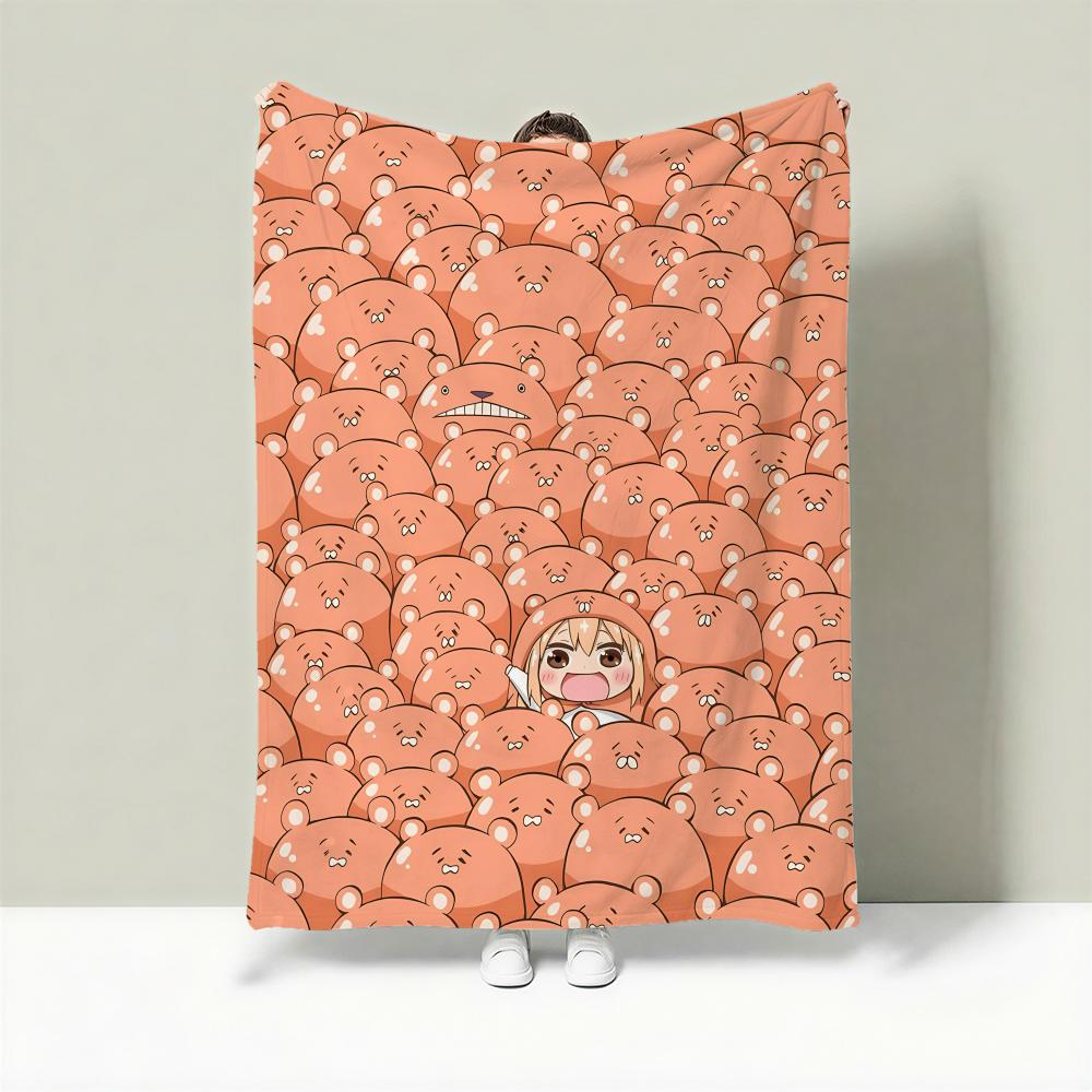 

Anime H-Himouto! Umaru-chan Throw Lightweight 240g Flannel Blanket Soft Skin-friendly for Summer Cooling 75cmx90cm