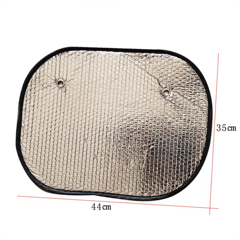 1 Pair Double-sided Bubble Car Film Sun Shield Summer Sunscreen Heat Insulation Sunshade Pad Side
