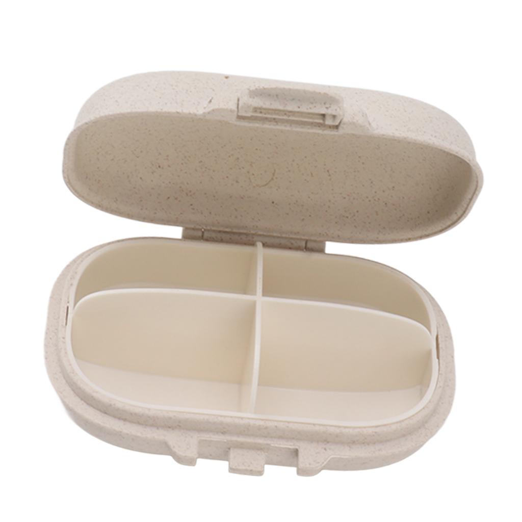 Medicine Organizer Portable Dividing Medicine Planner Box Snap Design Daily Medicine Holder