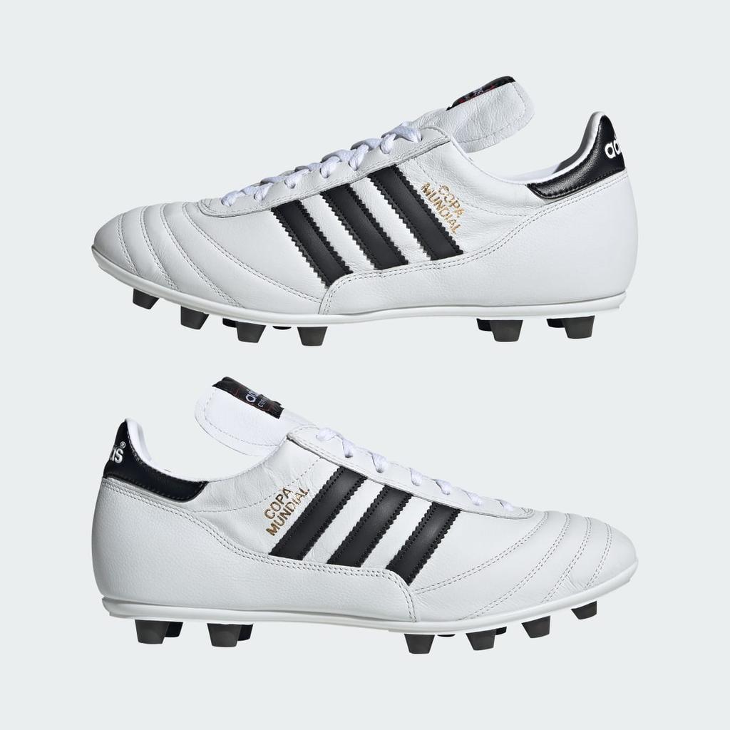 adidas Copa Mundial Firm Ground Boots JP6694 Men's Performance Sports Shoes Cloud White / Core Black / Gold Metallic