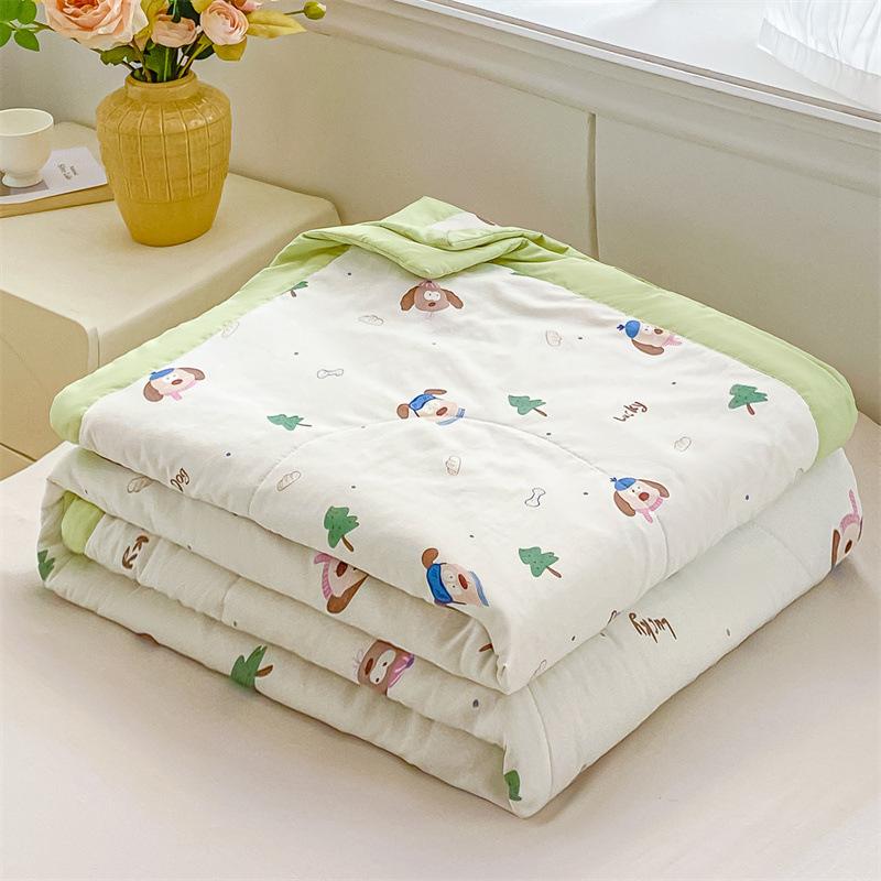 A-class Mother Baby Grade Soft and Sticky Cloud Cotton Summer Quilt, Air Conditioning Single Double Cool Quilt
