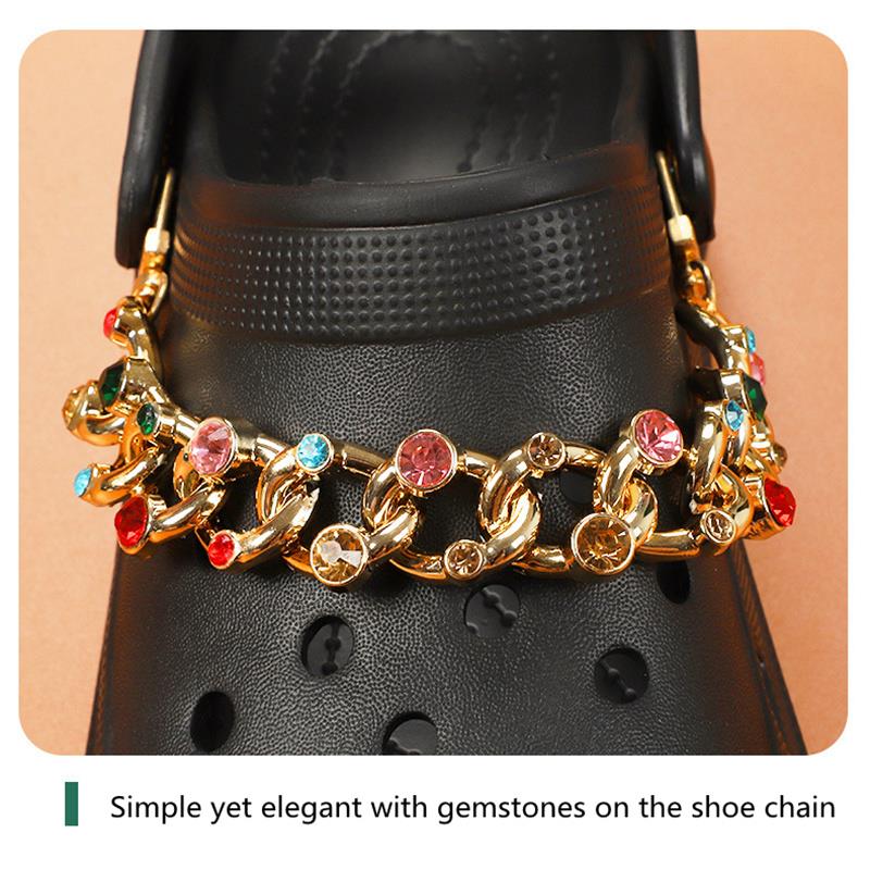 2026 Catene Donna Scarpe Designer Charms Acrilico Strass Charms Decorazione Scarpe DIY Staccabile Accessori Scarpe
