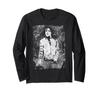 Michael Jackson Bad World Tour 1988 Black and White Splatter Long Sleeve T-Shirt