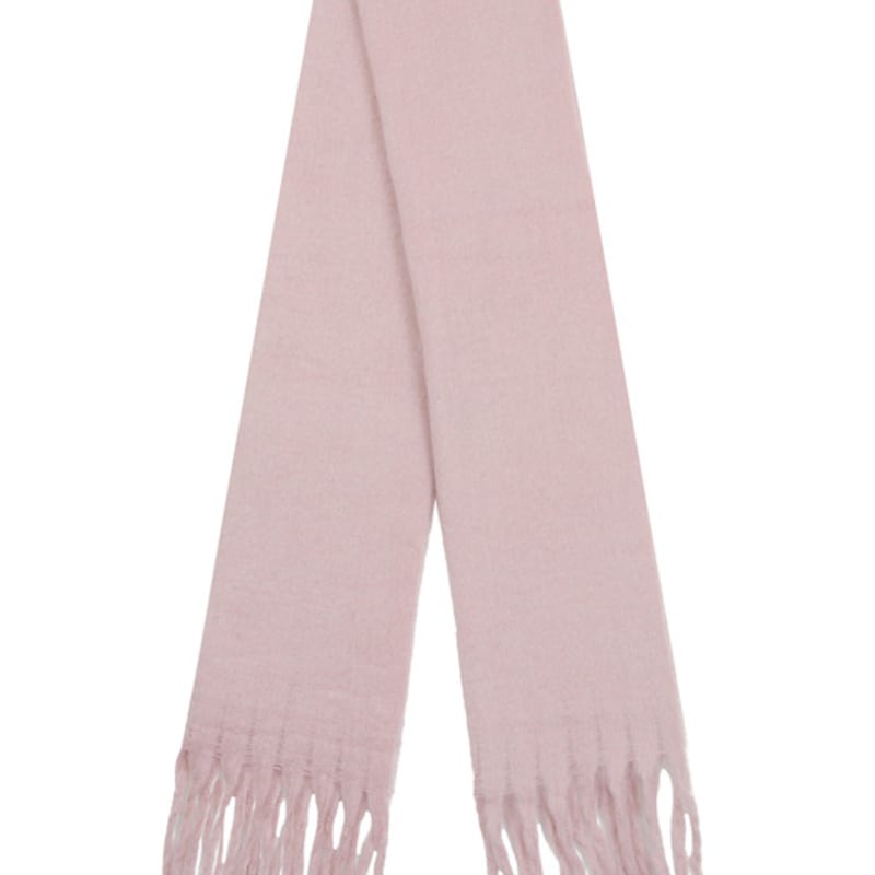 GRAVER [BAG&ACC] Polar Bear Embroidered Bold Muffler_Pink