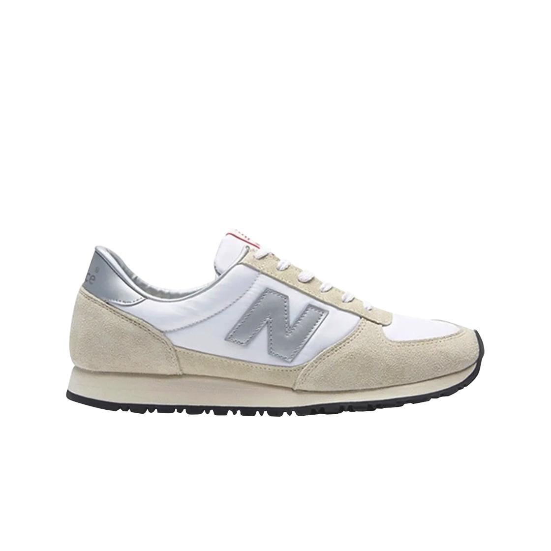 

Белые серебряные мужские кроссовки New Balance Made in UK National Class MNCWSV