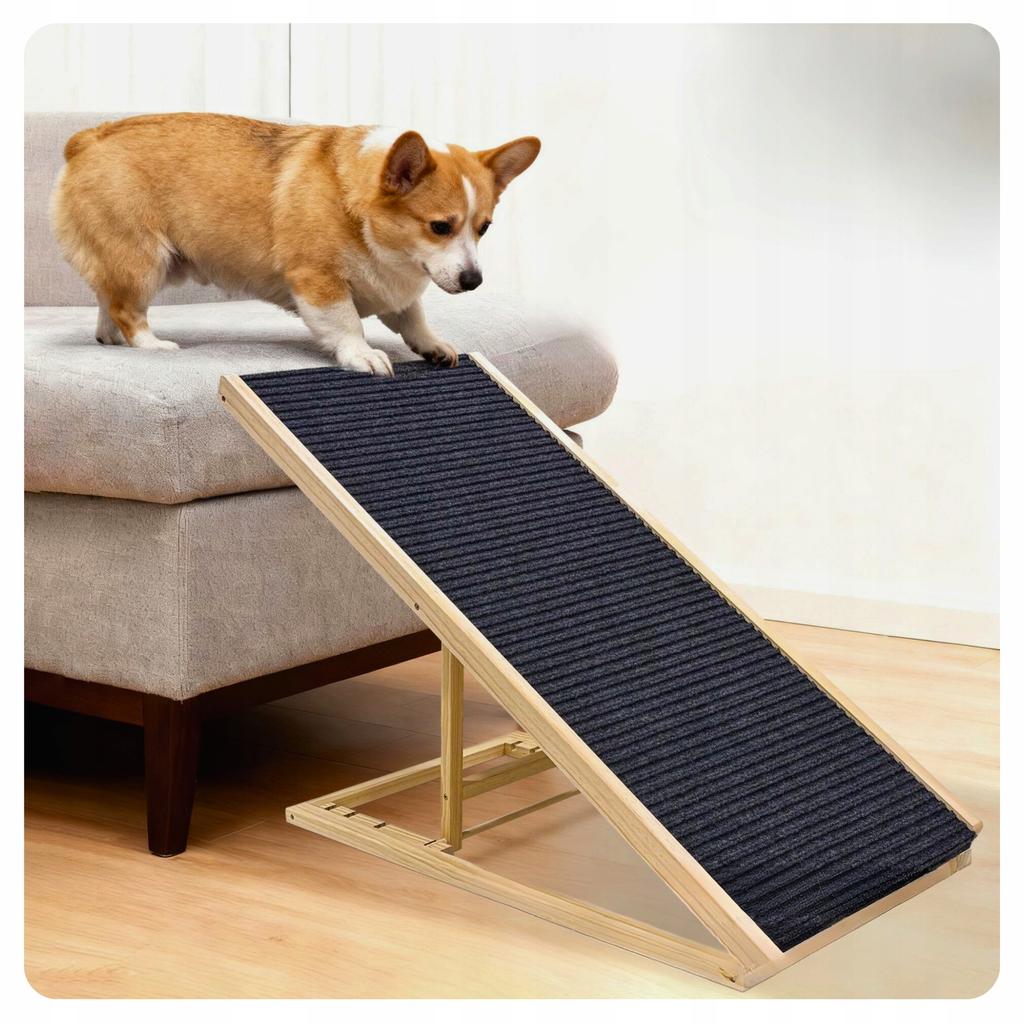 Ramp Stairs Folding Platform For Climbing For Dogs And Cats 2-Level Adjustment