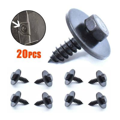 Hex Head Retainer Clips Screw Fender Liner Air Duct Trim For BMW 07147129160 New