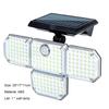 Wall Lamp Solar Energy Waterproof Solid Bright Low Power Consumption Illumination Wide Coverage Area Adjustable Heads Security LED Lights for Outdoor